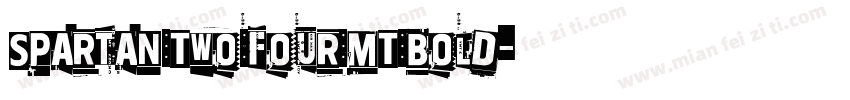 Spartan Two Four MT Bold字体转换